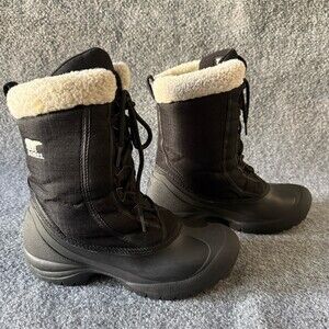 SOREL Cumberland Snow Boots Womens Black Waterproof Insulated Winter